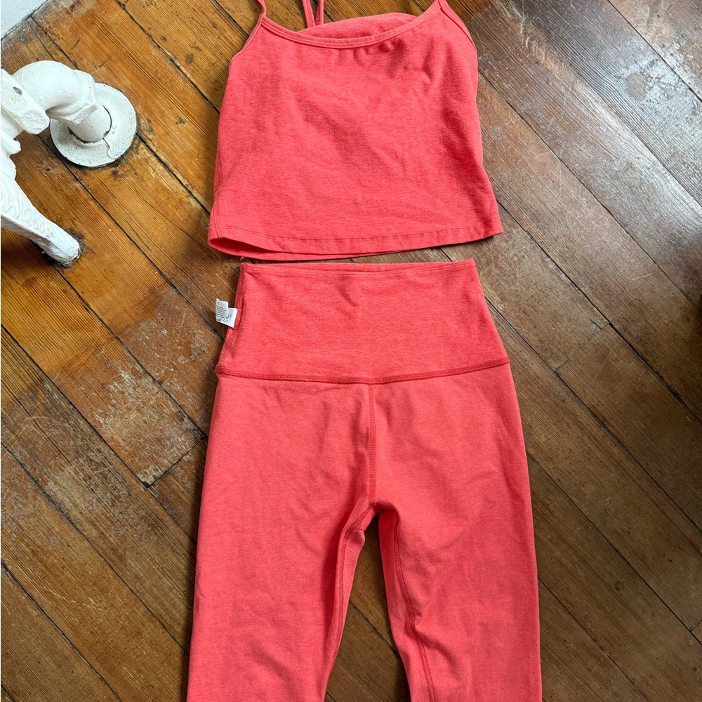 Beyond Yoga Spacedye Leggings and Tank